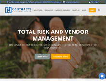 Tablet Screenshot of ncontracts.com